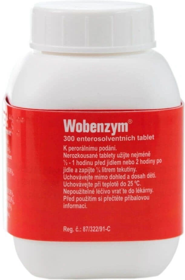 Recenze WOBENZYM POR TBL ENT 300