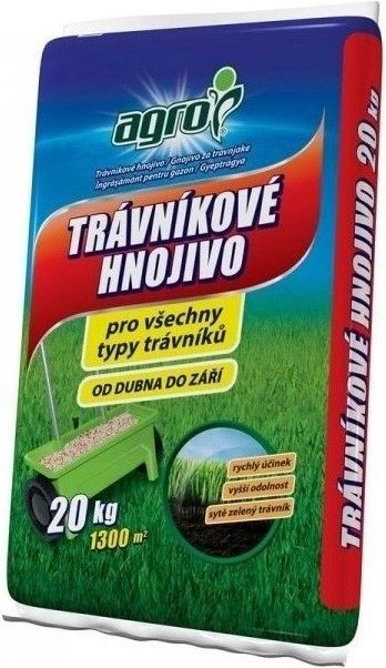 Recenze Agro trávníkové hnojivo 20 kg