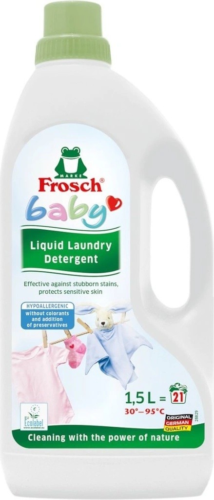 Recenze Frosch EKO hypoalergenní prací gel na kojenecké prádlo 1,5 l