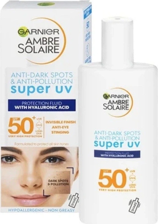 Poznámky k Garnier Ambre Solaire Sensitive Advanced Face SPF50+ krém na obličej s kyselinou hyaluronovou 40 ml