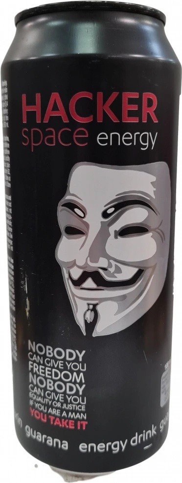 Pohled na Hacker Energy Drink 500 ml