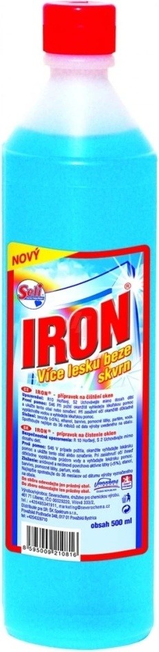 Pohled na Iron přípravek na čištění oken 500 ml