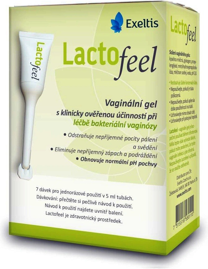 Hodnocení LactoFeel vaginální gel 7 x 5 ml