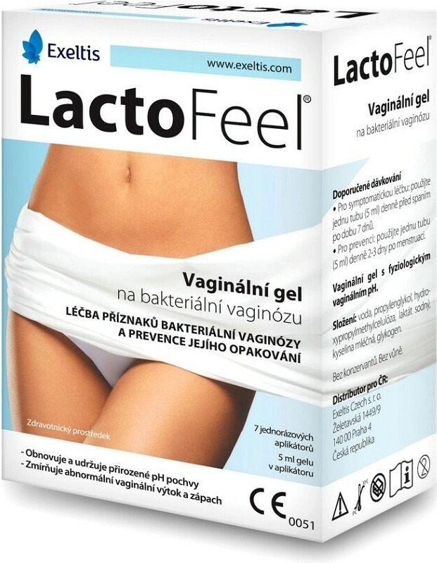 Hodnocení: LactoFeel vaginální gel 7 x 5 ml