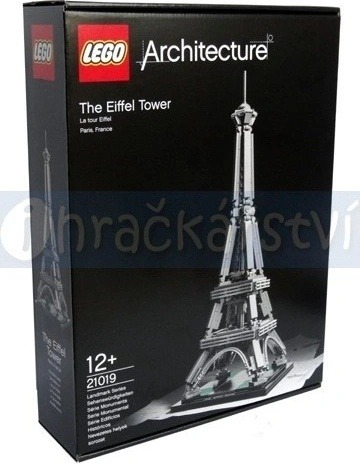 Pohled na LEGO® Architecture 21019 Eiffelova věž