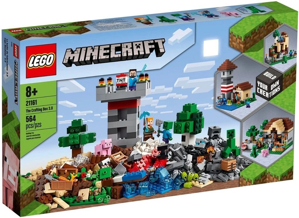 Posouzení: LEGO® Minecraft® 21161 Kreativní box 3.0