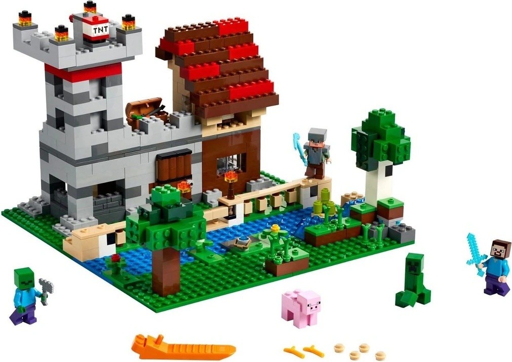 Zkoumání LEGO® Minecraft® 21161 Kreativní box 3.0