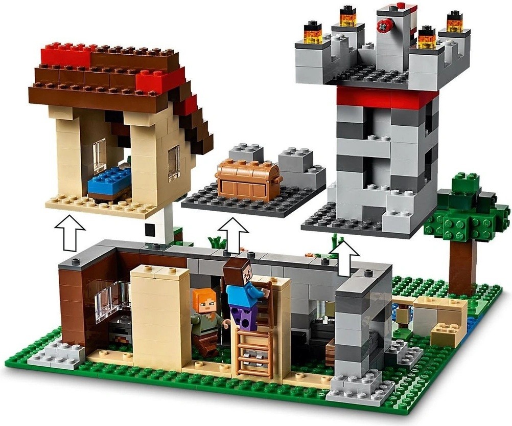 Shrnutí: LEGO® Minecraft® 21161 Kreativní box 3.0