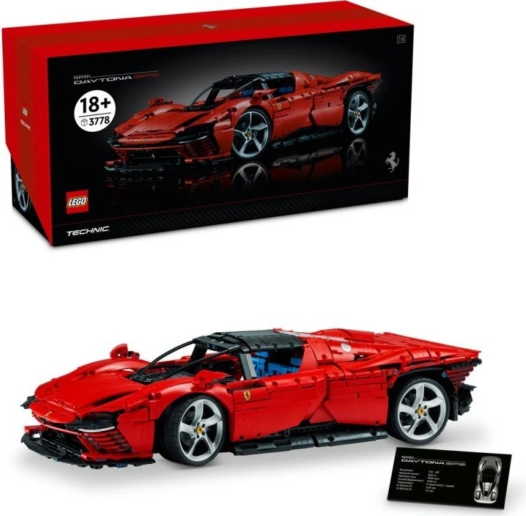 Kritika LEGO® Technic 42143 Ferrari Daytona SP3