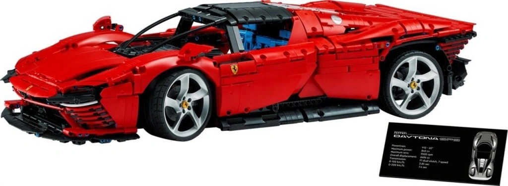 Hodnocení LEGO® Technic 42143 Ferrari Daytona SP3