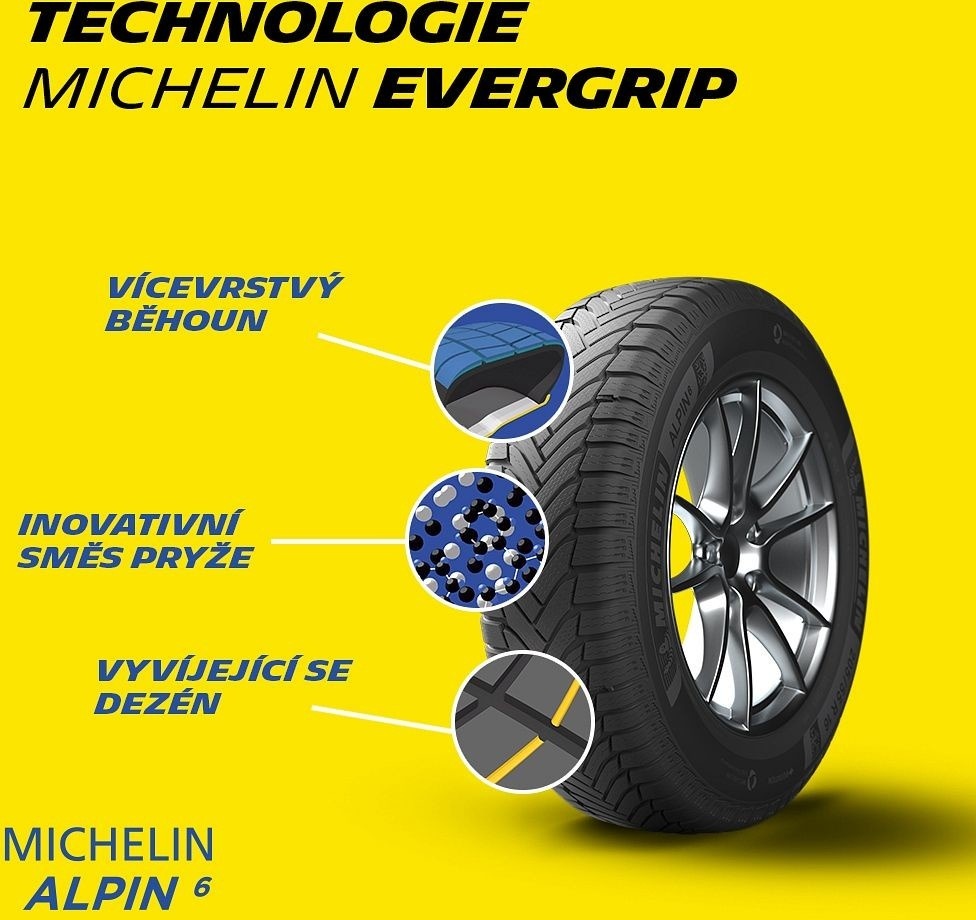 Průzkum Michelin Alpin 6 205/55 R16 91H