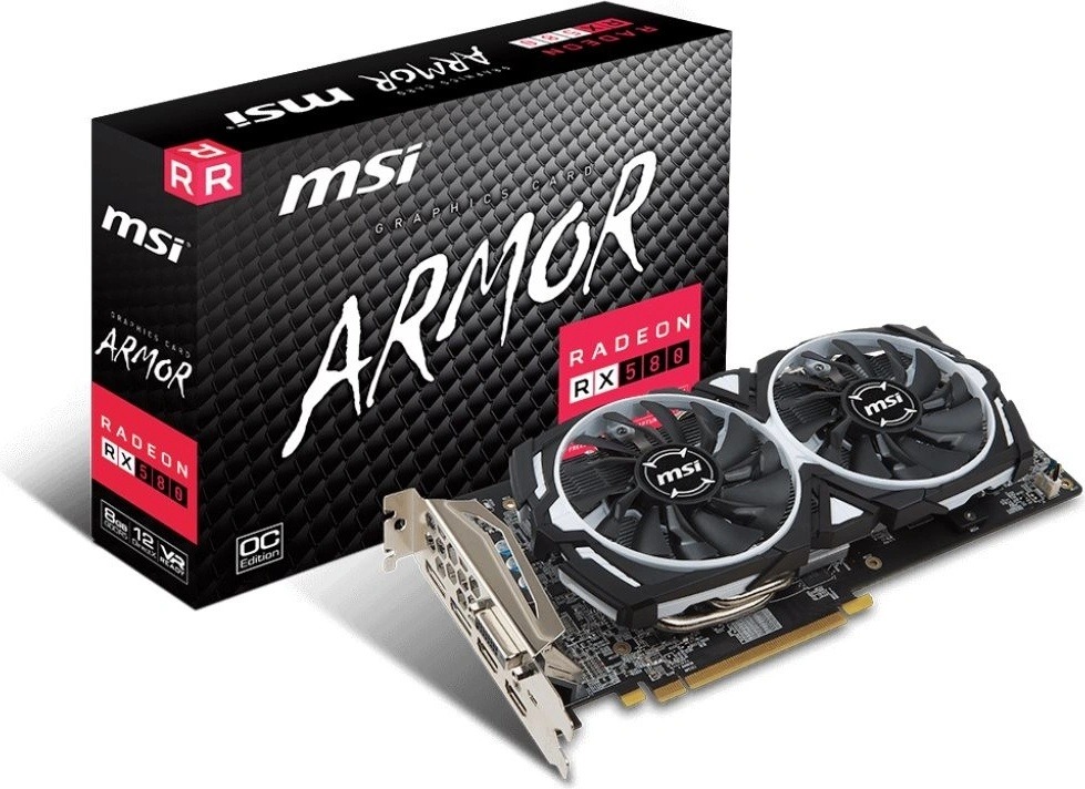 Zkoumání MSI Radeon RX 580 ARMOR 8G OC