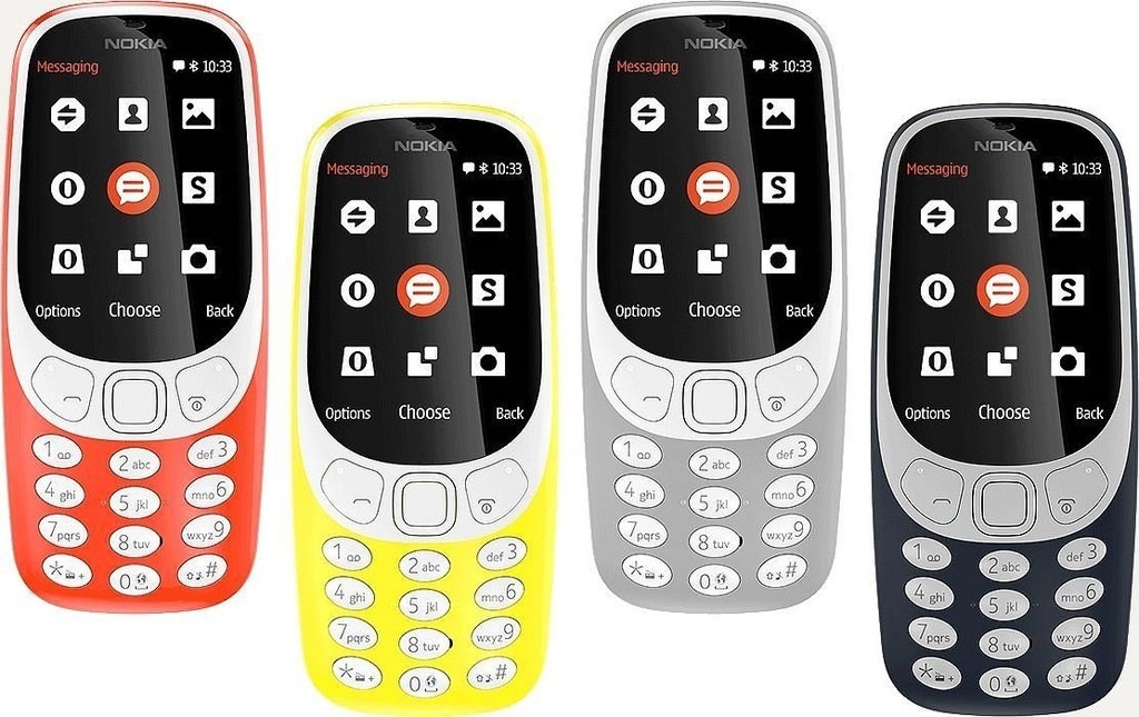 Průzkum Nokia 3310 2017 Single SIM