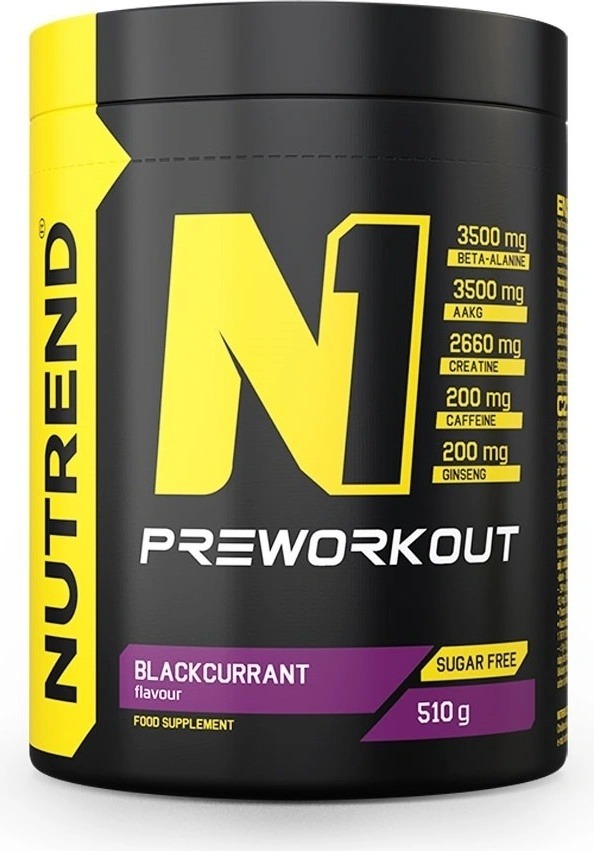 Recenze NUTREND N1 Pre-Workout 510 g