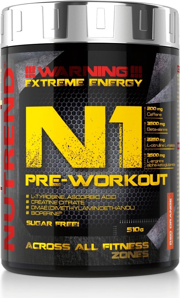  NUTREND N1 Pre-Workout 510 g