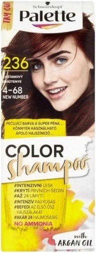 Ostestováno: Pallete Color Shampoo kaštanový 236