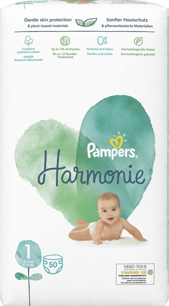 Recenze Pampers Harmonie 1 50 ks