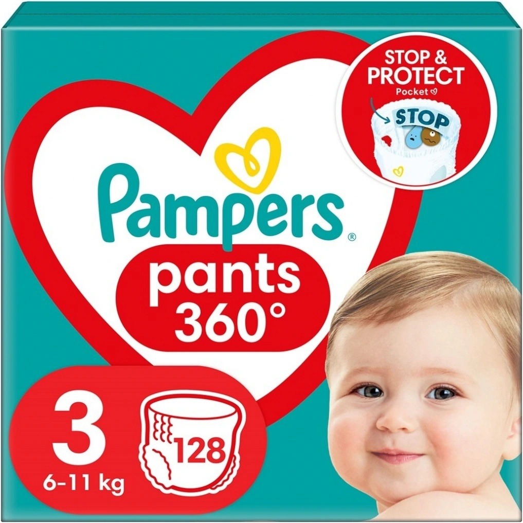 Hodnocení Pampers Pants 3 128 ks