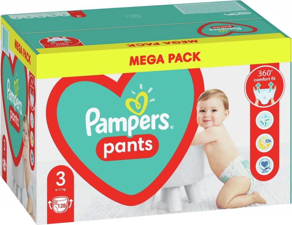 Pohled na Pampers Pants 3 128 ks