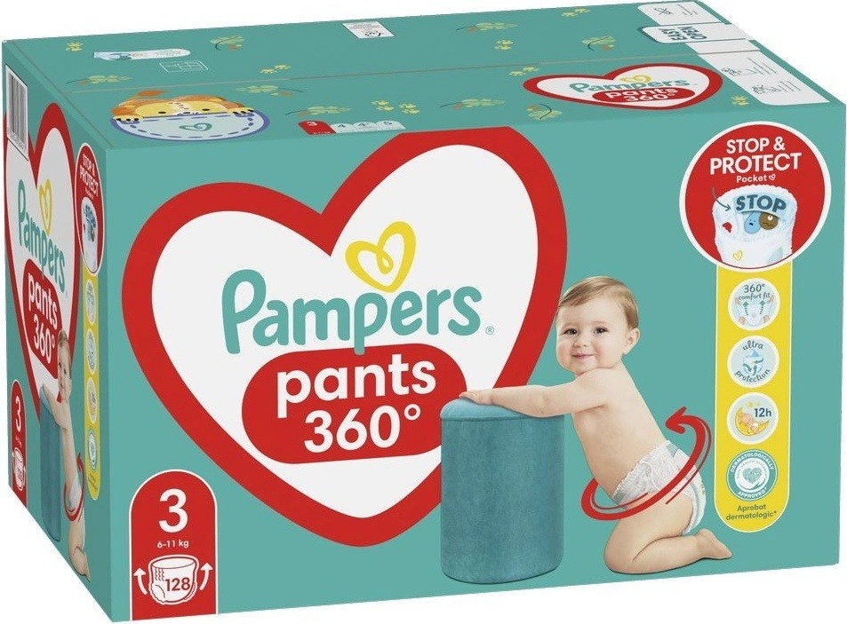 Zkušenosti s Pampers Pants 3 128 ks