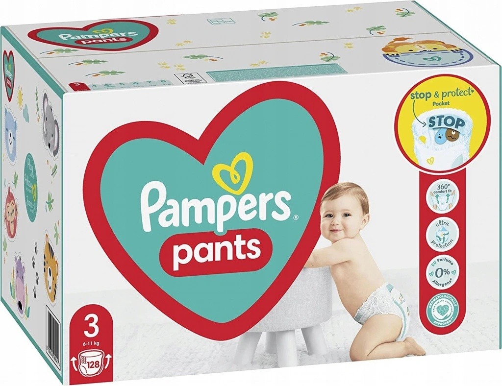 Hodnocení: Pampers Pants 3 128 ks