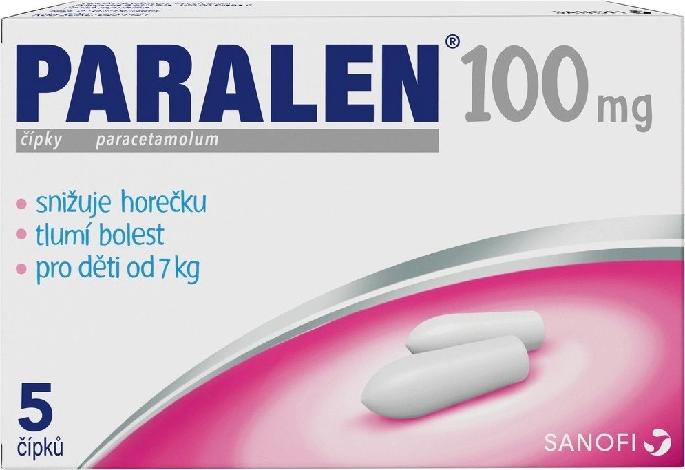 Recenze PARALEN RCT 100MG SUP 5