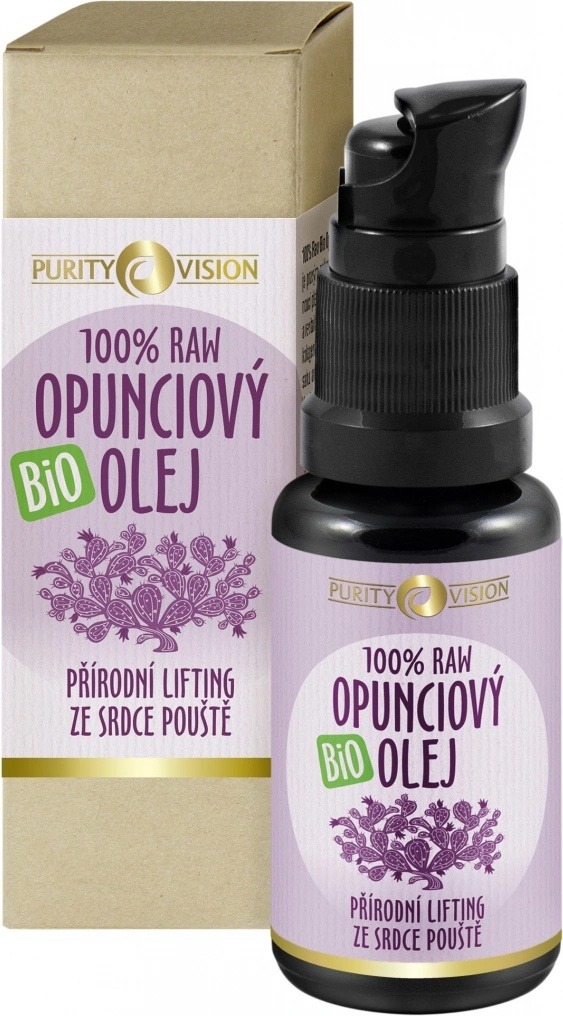 Testování Purity Vision Bio opunciový olej raw 15 ml