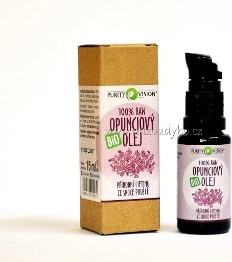 Pohled na Purity Vision Bio opunciový olej raw 15 ml