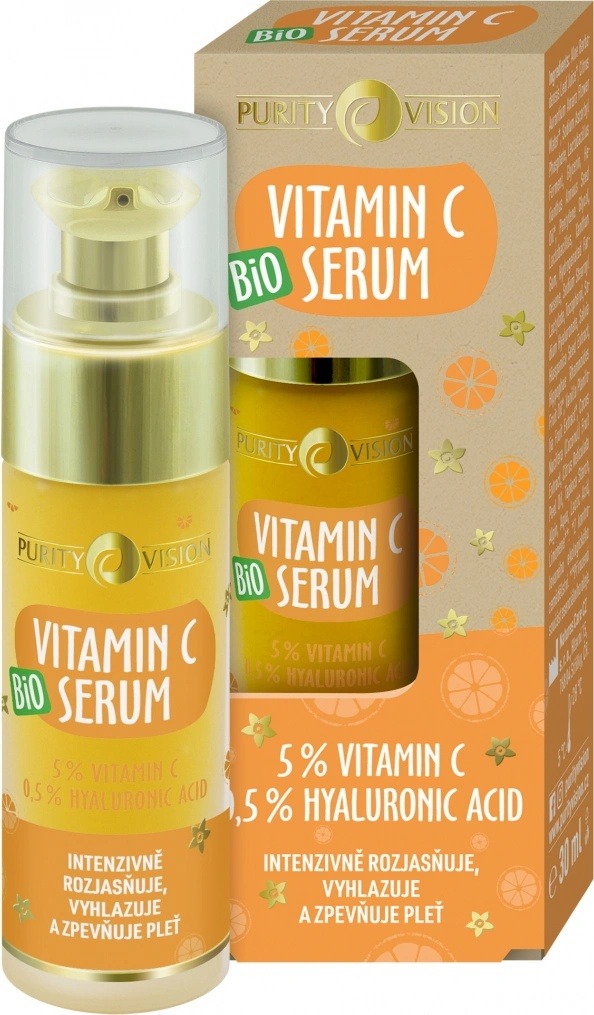 Zkušenost s Purity Vision Pleťové sérum Vitamín C bio 30 ml