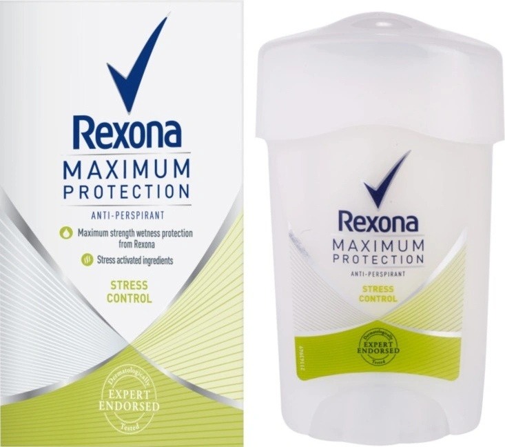 Pohled na Rexona Women Maximum Protection Stress Control krémový antiperspirant 45 ml