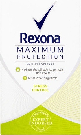 Test: Rexona Women Maximum Protection Stress Control krémový antiperspirant 45 ml