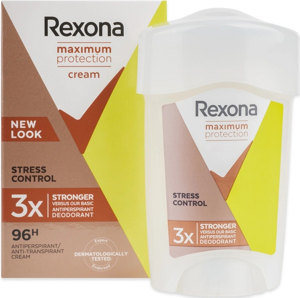 Úvaha o Rexona Women Maximum Protection Stress Control krémový antiperspirant 45 ml