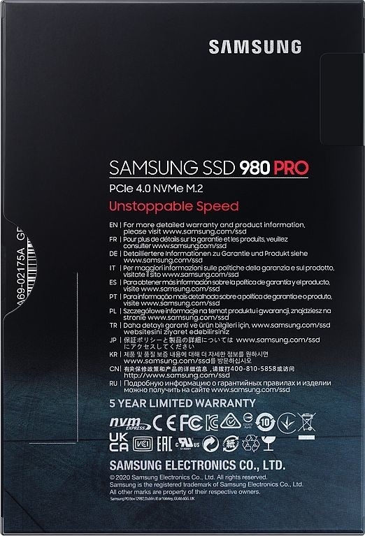 Hodnocení: Samsung 980 PRO 1TB, MZ-V8P1T0BW