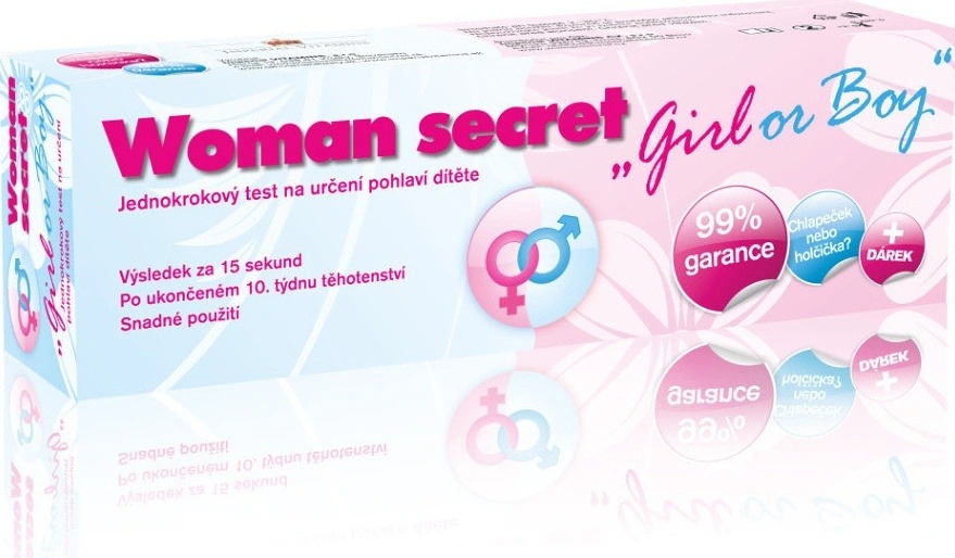 Recenze Woman secret Girl or Boy test na určení pohlaví dítěte